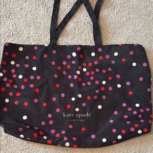 Kate Spade Black Polka Dot Women's Tote Bag